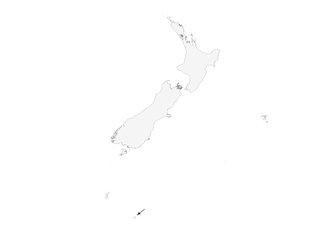 Distribution of the Campbell Islands Teal - Range Map