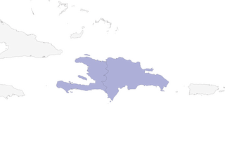 Distribution of the Antillean Mango - Range Map