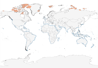 Distribution of the Sanderling - Range Map