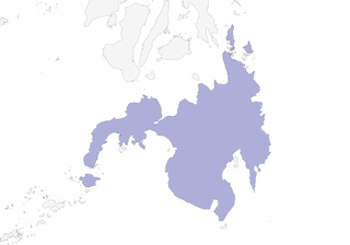 Distribution of the Wattled Broadbill - Range Map