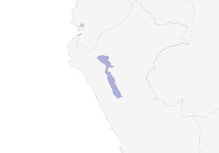Distribution of the Pale-billed Antpitta - Range Map