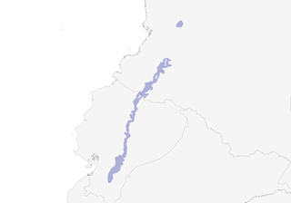 Distribution of the Crescent-faced Antpitta - Range Map
