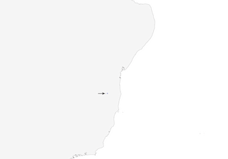 Distribution of the Stresemann's Bristlefront - Range Map