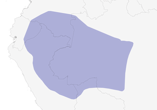 Distribution of the Plum-throated Cotinga - Range Map