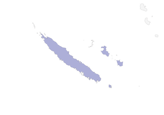 Distribution of the New Caledonian Friarbird - Range Map