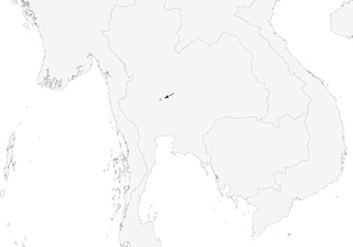 Distribution of the White-eyed River Martin - Range Map