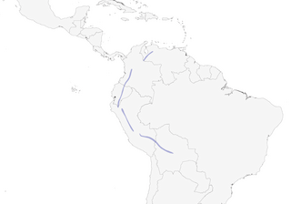 Distribution of the Pale-footed Swallow - Range Map