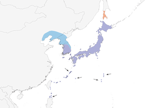 Distribution of the Brown-eared Bulbul - Range Map