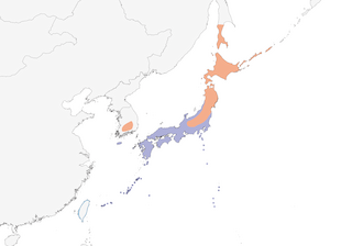 Distribution of the Japanese Bush Warbler - Range Map