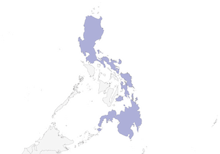 Distribution of the Philippine Fairy-bluebird - Range Map