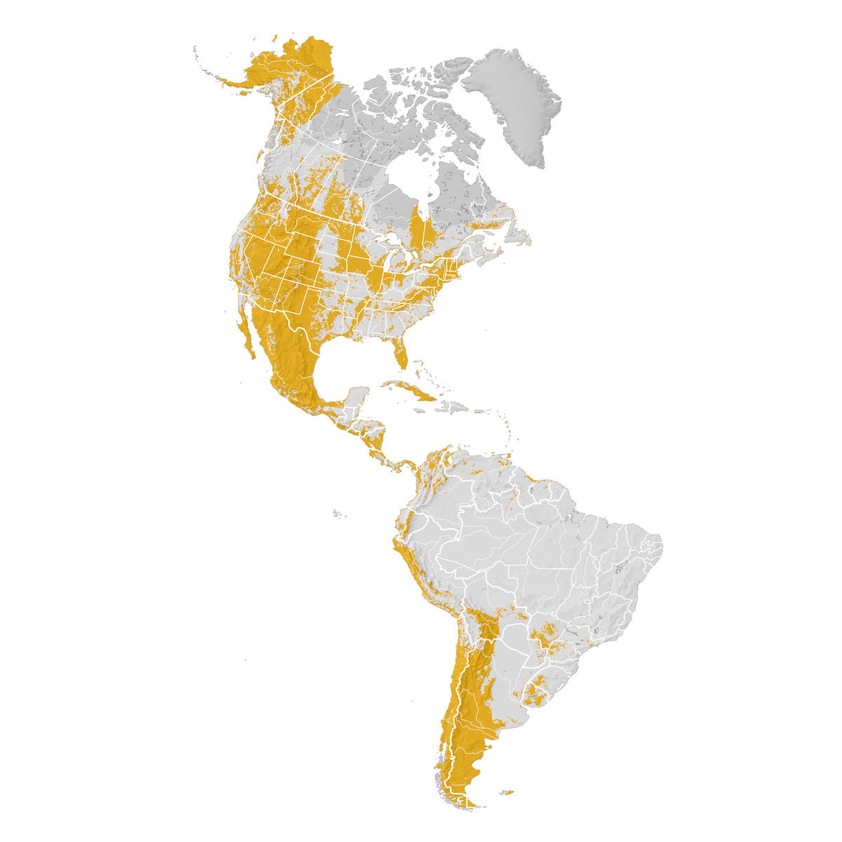 Peregrine Falcon - Range Map: Post-breeding Migration - EBird Status ...