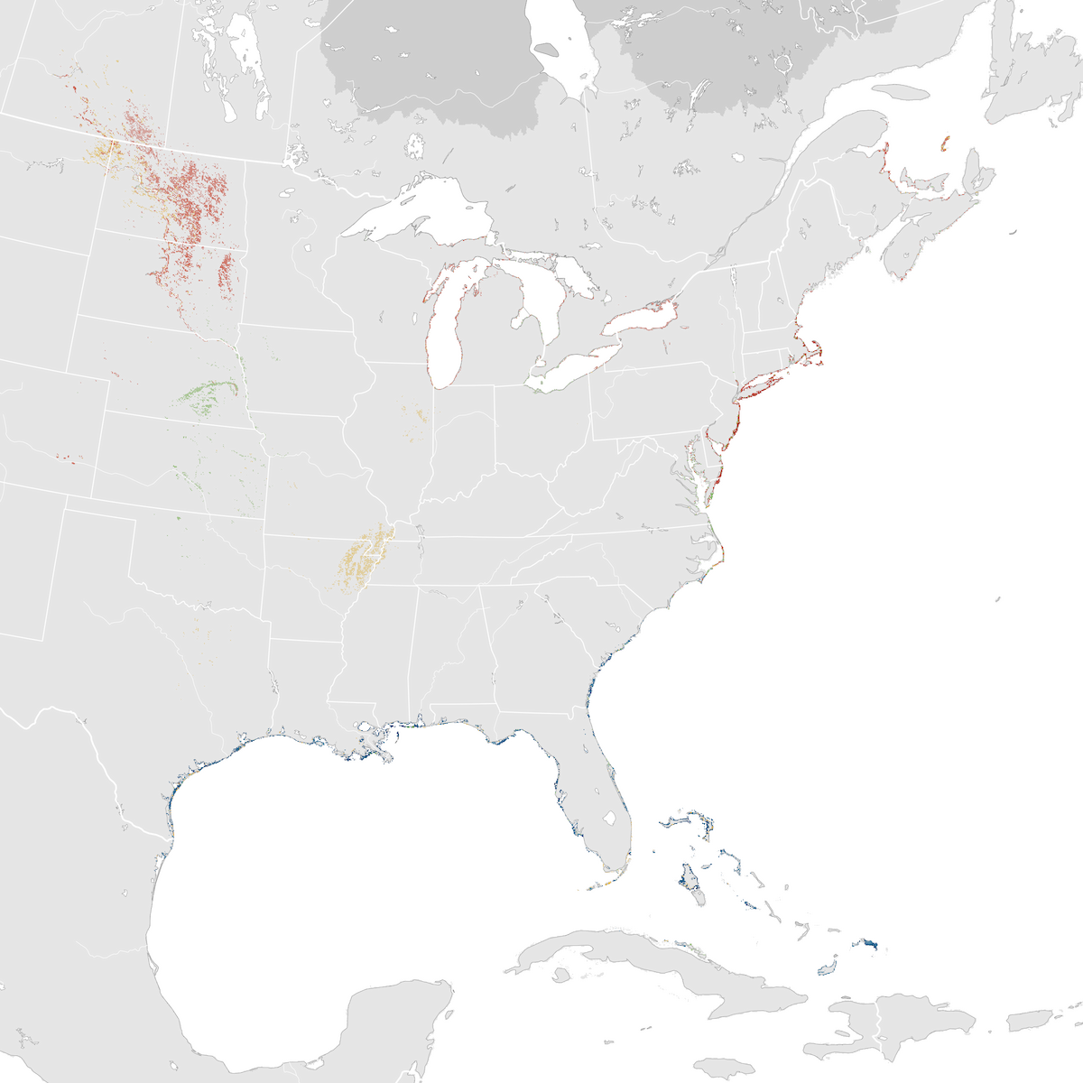 Piping Plover Range Map , Piping Plover Range Map – TZWFSN