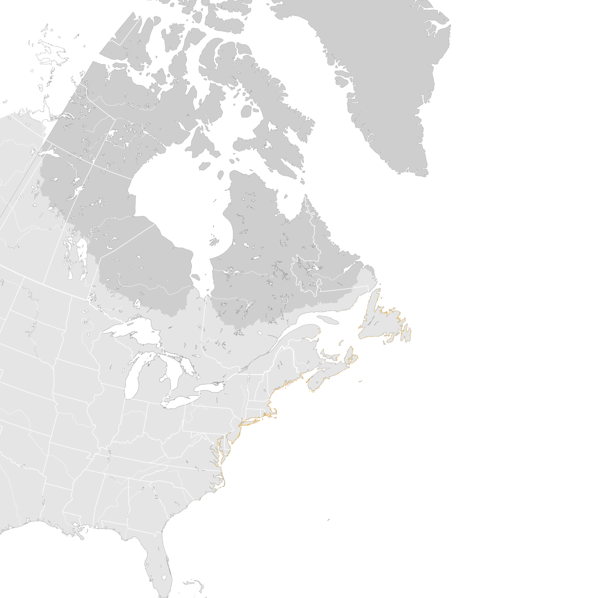 Great Cormorant - Abundance Map: Post-breeding Migration - EBird Status ...