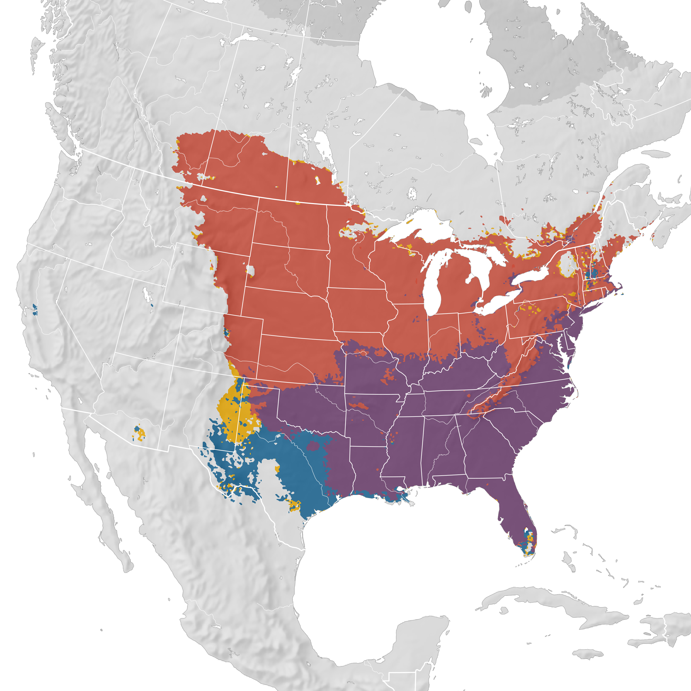 Brown Thrasher Range Map Ebird Status And Trends