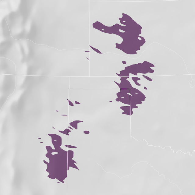 Mapa de distribuição