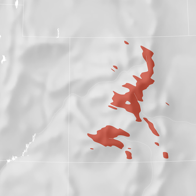 Mapa de distribuição