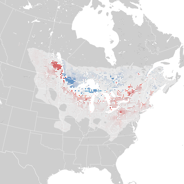 Carte des tendances