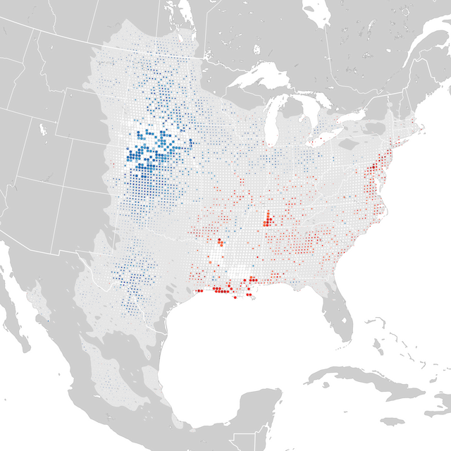 Carte des tendances