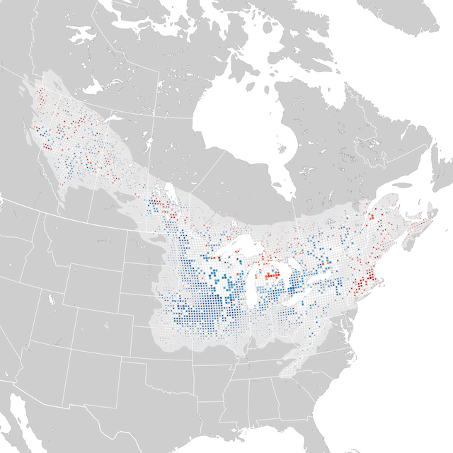 Carte des tendances