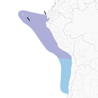 Distribution of the Waved Albatross - Range Map
