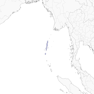 Distribution of the Andaman Bulbul - Range Map