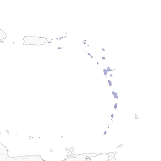 Distribution of the Lesser Antillean Bullfinch - Range Map