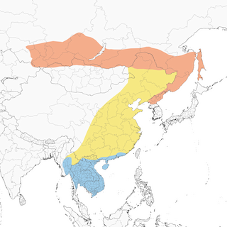 Distribution of the Radde's Warbler - Range Map