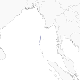 Distribution of the Andaman Flowerpecker - Range Map