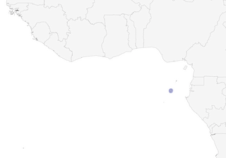 Distribution of the Sao Tome Prinia - Range Map