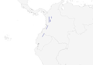 Distribution of the Purplish-mantled Tanager - Range Map