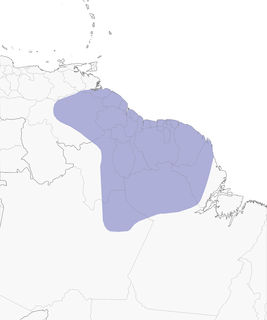 Distribution of the Cayenne Jay - Range Map