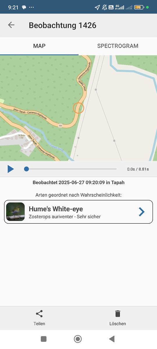 Hume's White-eye - ML638134655