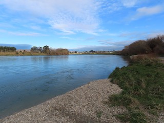 Balclutha--Clutha River at airport, Clutha District, Otago, New Zealand ...