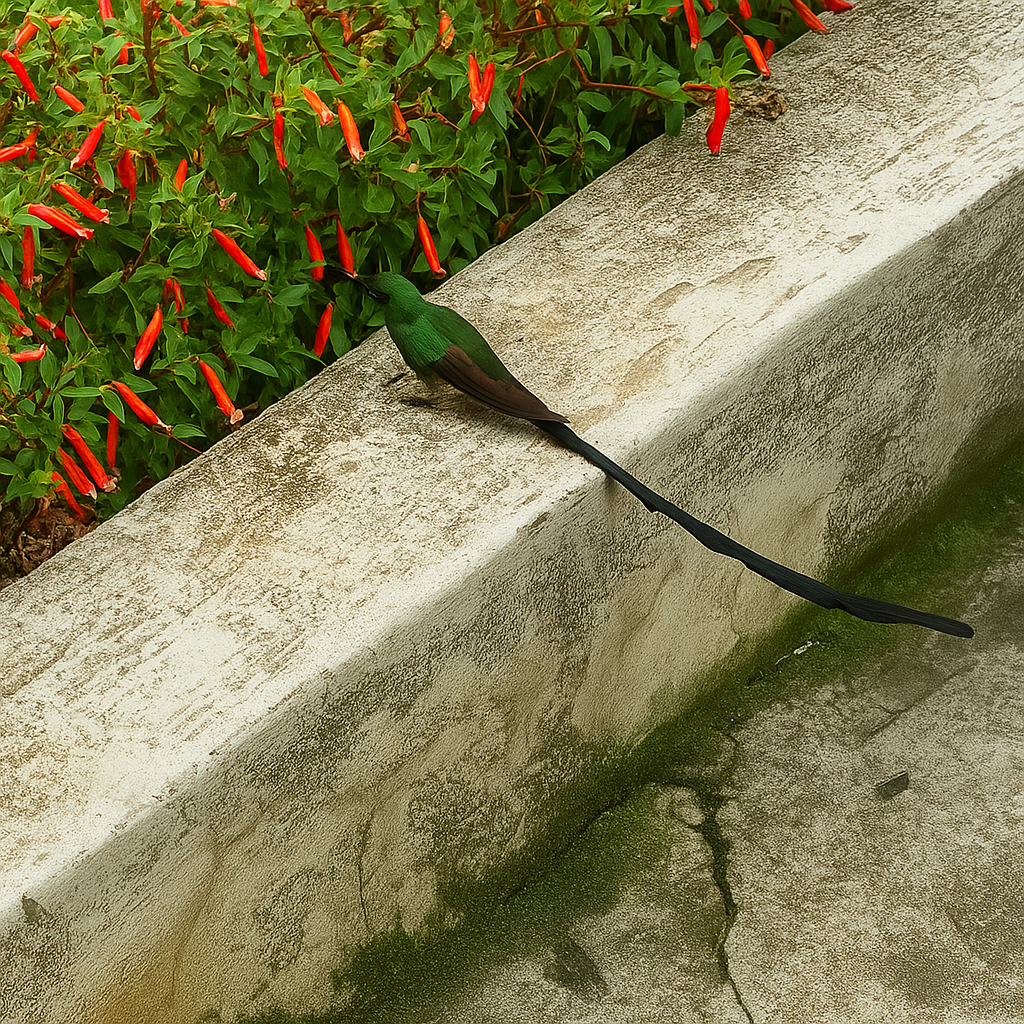 Black-tailed Trainbearer - ML644663682